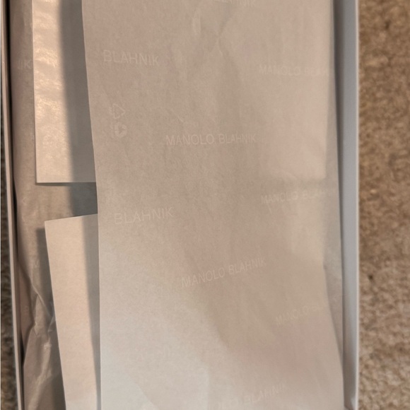 Manolo Blahnik Purple Embellished Heels - Picture 11 of 11